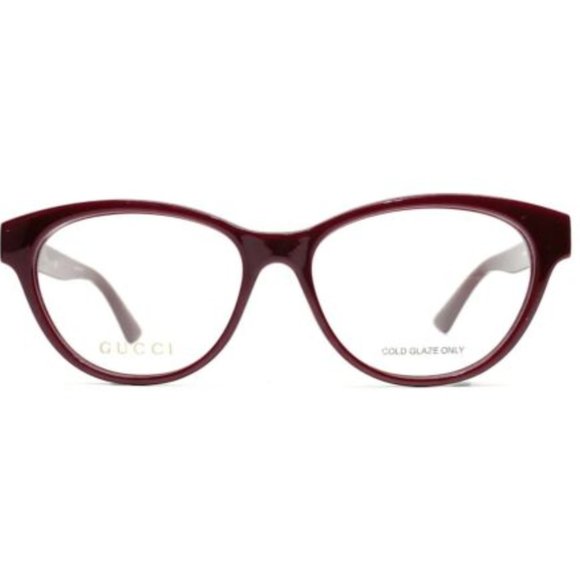 Gucci Women's Burgundy Oval Eyeglasses! - Picture 2 of 3